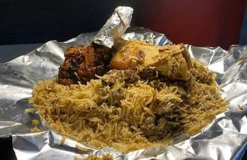 Signature beef biriyani plate — best biriyani in Chennai